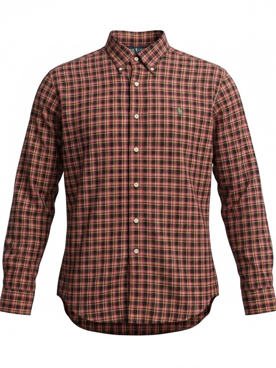 Ralph Lauren Other - Ralph Lauren Custom Fit Red Green Plaid Button Down Shirt Men’s XL